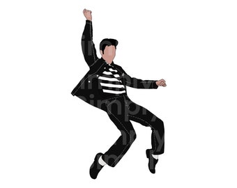 Elvis | Elvis Presley | King Of Rock Digital Download | SVG, PNG