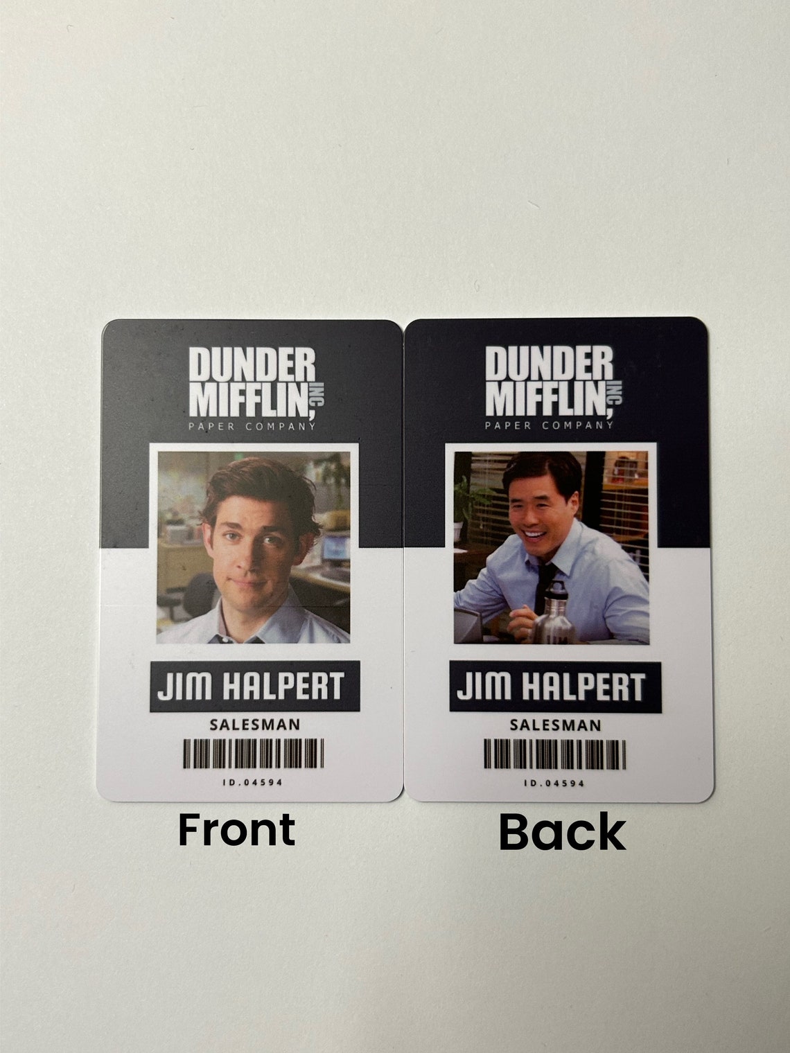 The Office Dunder Mifflin ID Badge Name Tag Cosplay Costume - Etsy