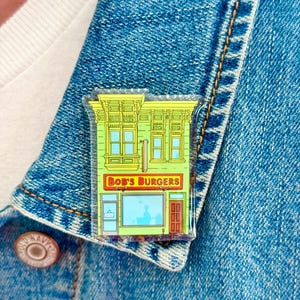 Bob&#39;s Burgers Pin | Bob&#39;s Burgers Restaurant House Home Cute Accessory For Her For Him Collectible