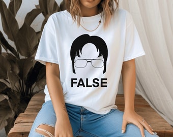 FAUX Chemise Dwight Schrure | The Office T-shirt graphique Dunder Mifflin T-shirt unisexe ultra coton Mifflin