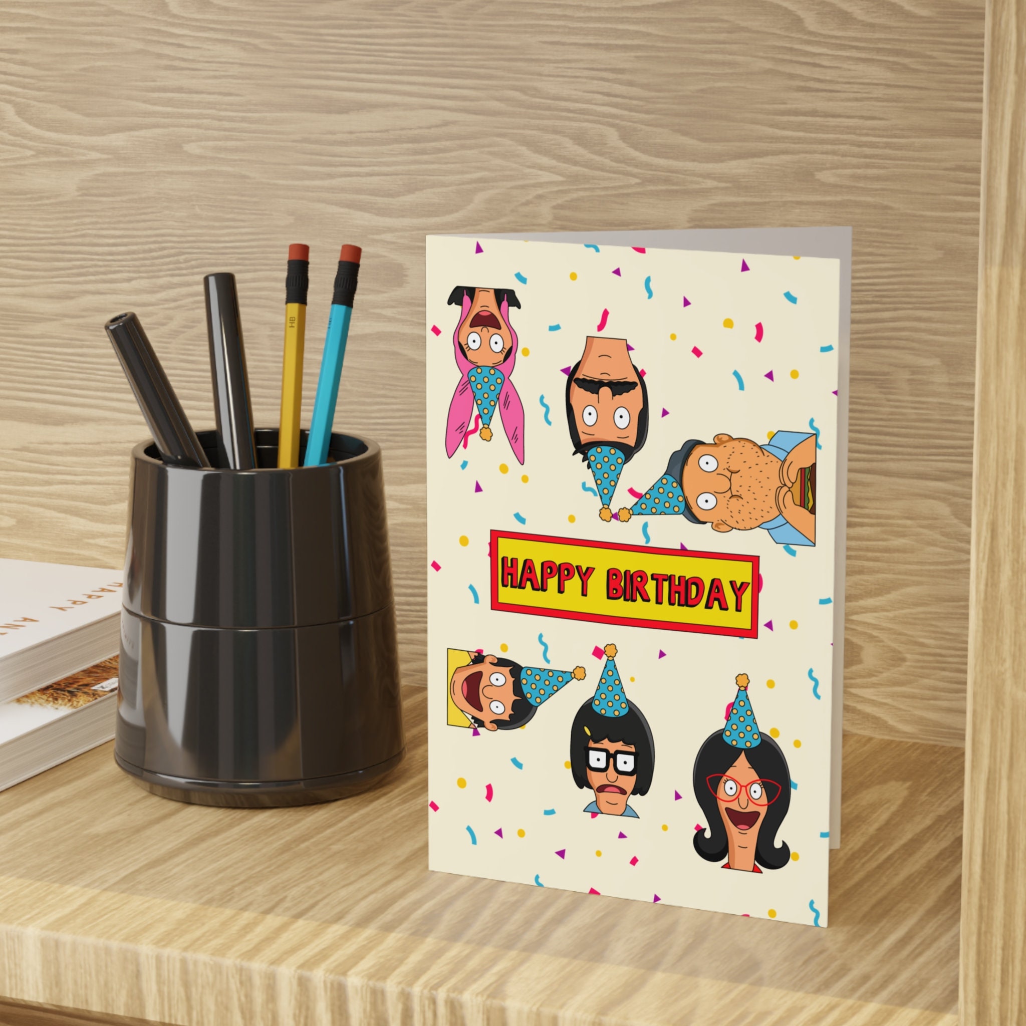 Bob's Burgers Birthday Card Bob's Burgers Happy - Etsy