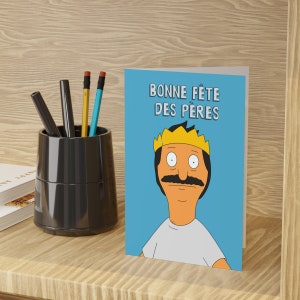 Bonne Fête Des Pères Bob's Burgers Carte | Bob Belcher Bonne Fête Des Pères Greeting Cards Cartoon Animation