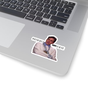 Michael Scott mentalement instable | The Office Stickers mentalement stables à découper Sticker rigolo pour elle pour lui