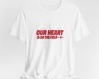 England Football Team T-Shirt: Three Lions Soccer Fan Tee