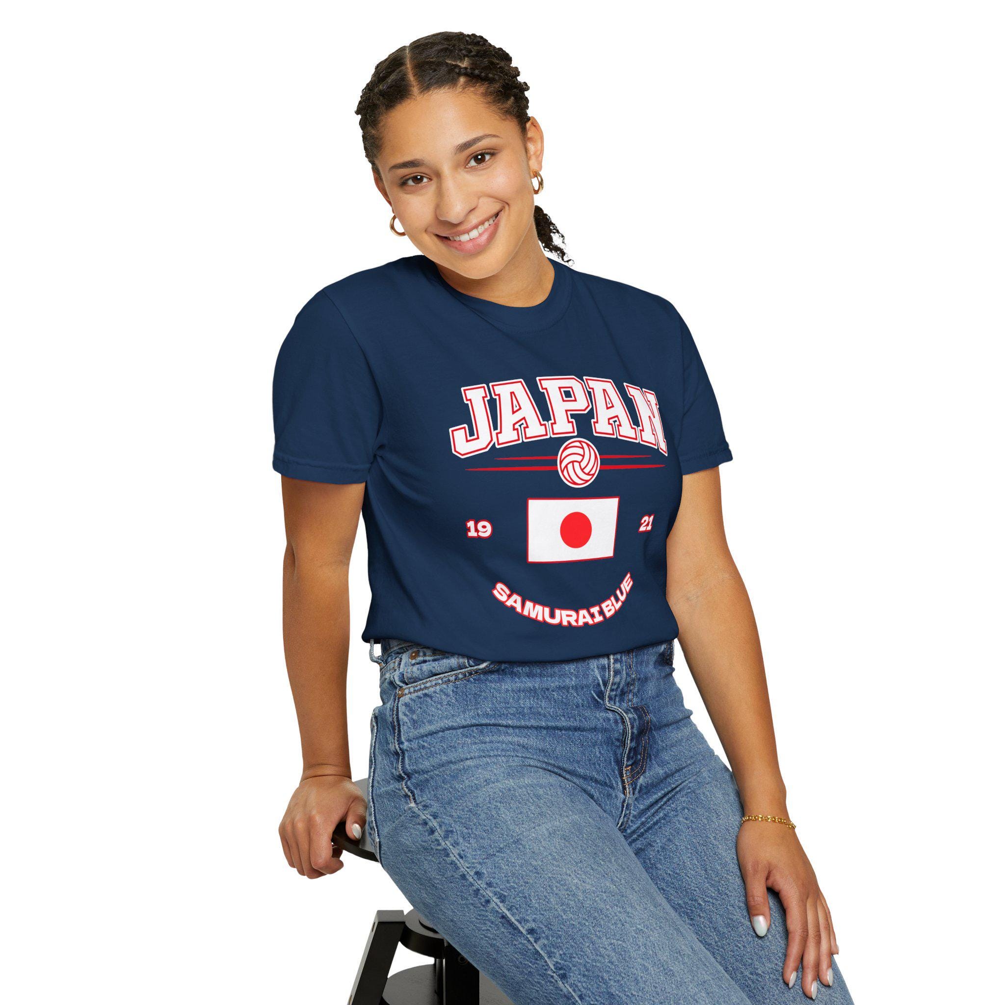 Japan Soccer T-shirt: Samurai Blue National Team Tee - Etsy
