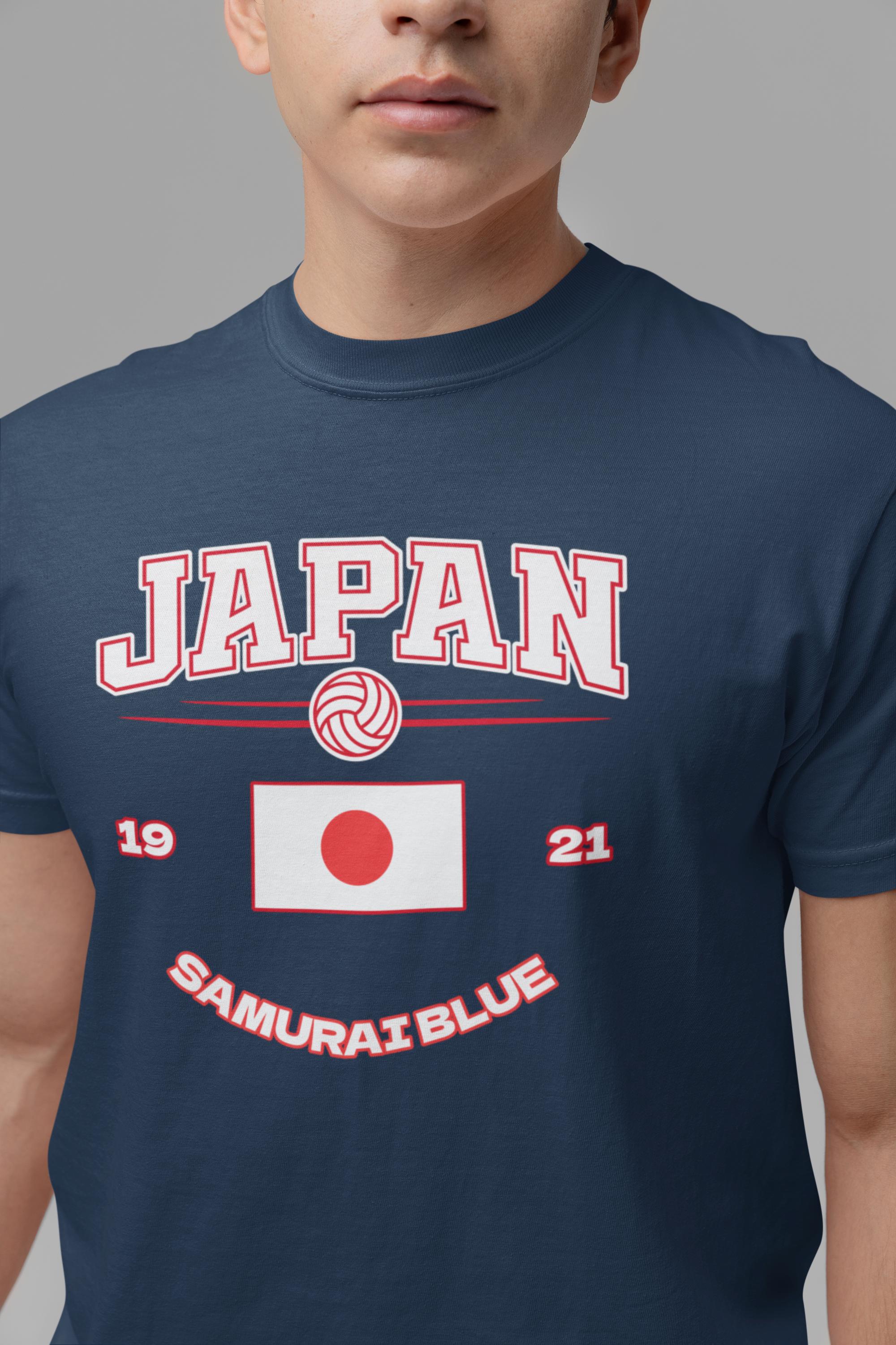 Japan Soccer T-shirt: Samurai Blue National Team Tee - Etsy