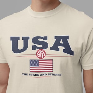 USA Soccer Shirt: Stars and Stripes US National Team Tee image 3