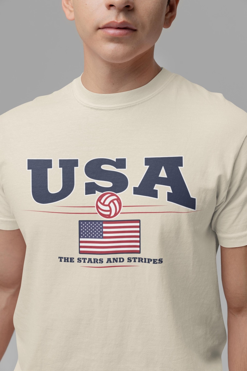 USA Soccer Shirt: Stars and Stripes US National Team Tee image 3