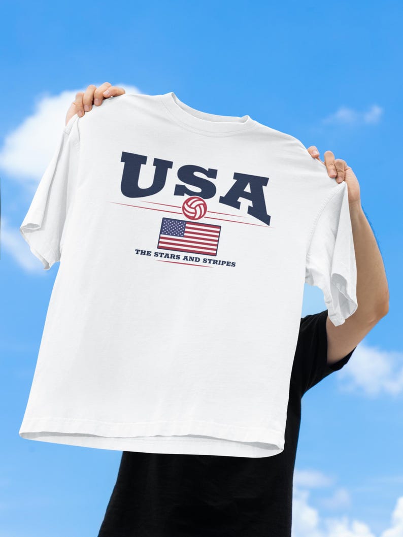 USA Soccer Shirt: Stars and Stripes US National Team Tee image 2