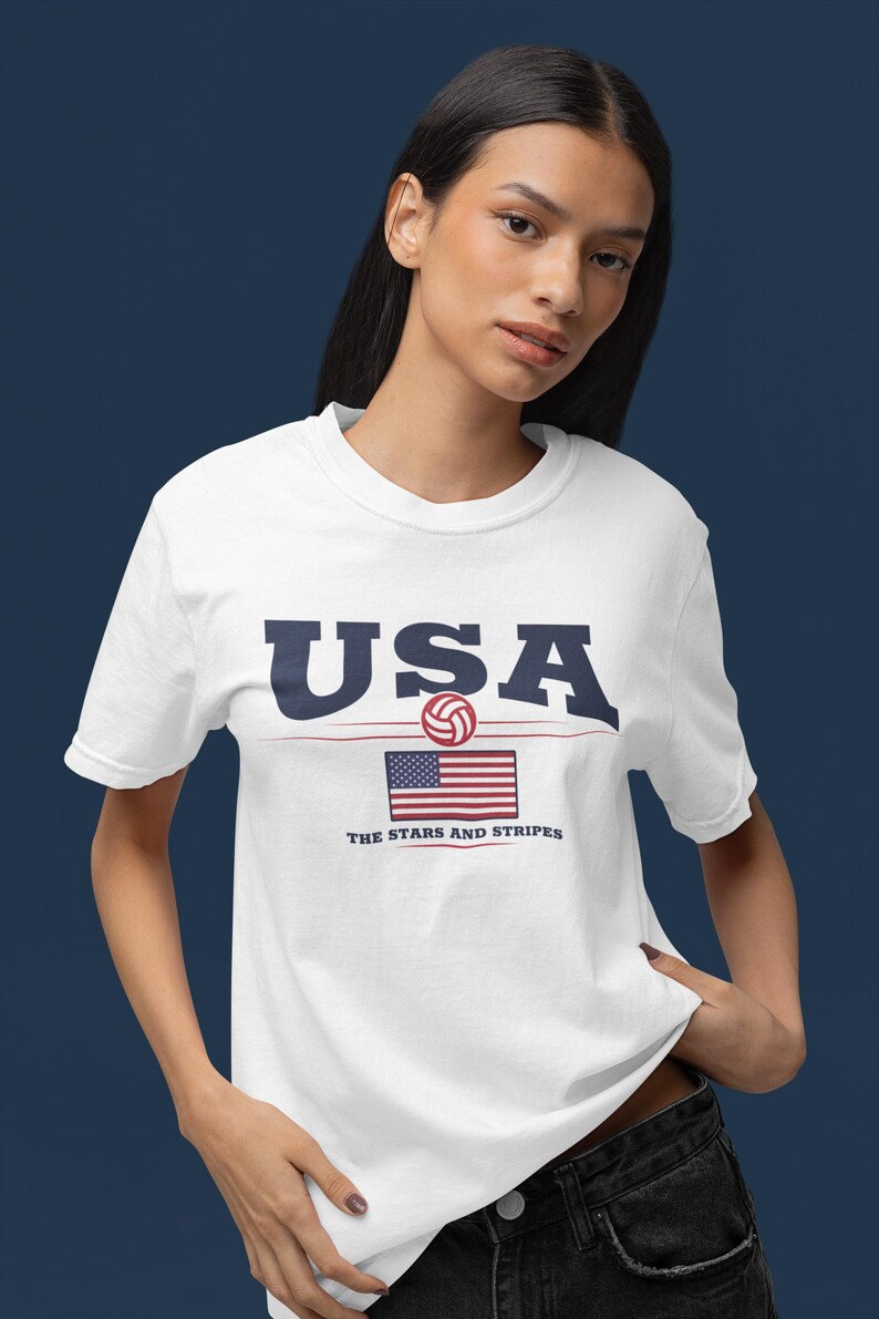 USA Soccer Shirt: Stars and Stripes US National Team Tee image 4