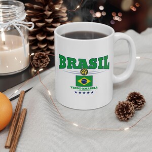 Brazil National Team Ceramic Mug, Football Fan Gift image 12
