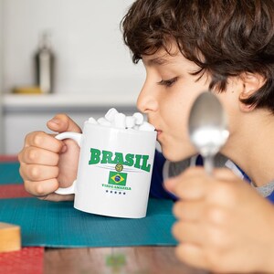 Brazil National Team Ceramic Mug, Football Fan Gift image 3