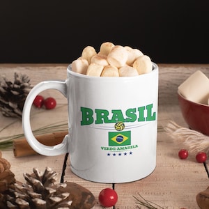 Brazil National Team Ceramic Mug, Football Fan Gift image 4