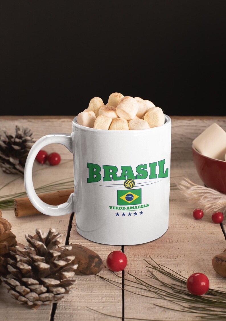 Brazil National Team Ceramic Mug, Football Fan Gift image 4