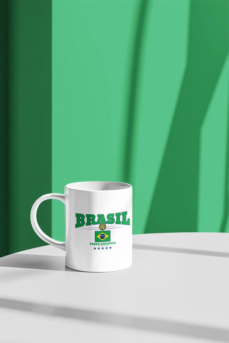 Brazil National Team Ceramic Mug, Football Fan Gift image 6