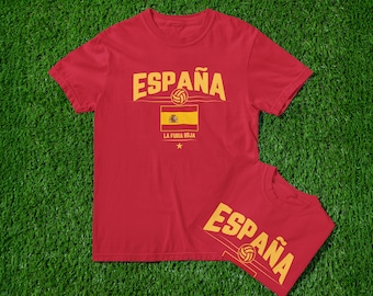 España Soccer T-Shirt | La Furia Roja Spanish Football Tee