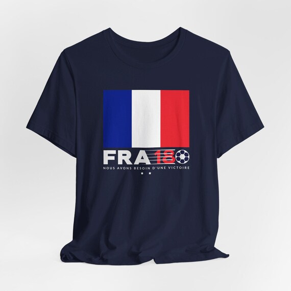 2018 France French Fan Retro Flag T-Shirt Allez Les Bleus 2018 France French Fan Retro Flag T-Shirt Allez Les Bleus