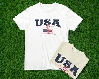 USA Soccer Shirt: Stars and Stripes US National Team Tee