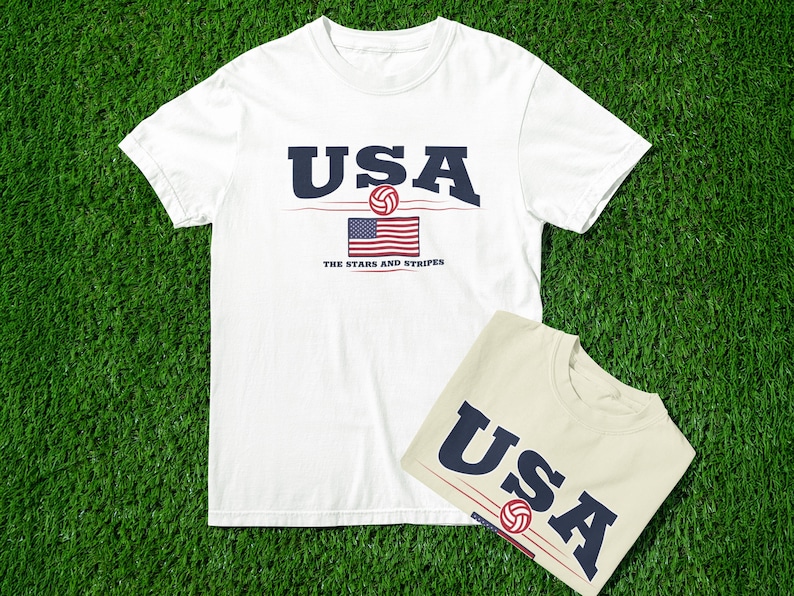 USA Soccer Shirt: Stars and Stripes US National Team Tee image 1