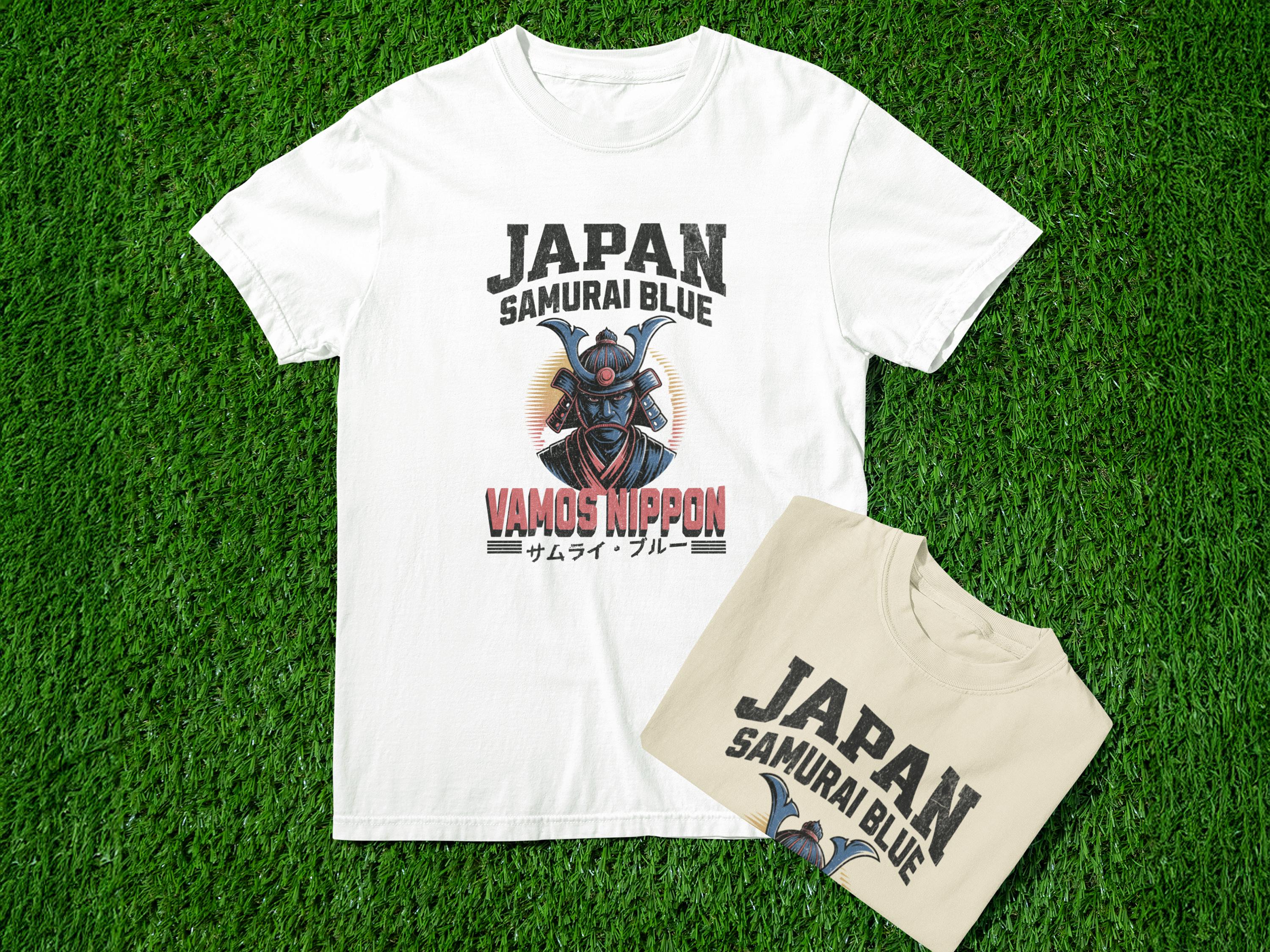 2006 Samurai Blueフットボール Japan Samurai Blue T-shirt | Retro Football Tee - Etsy
