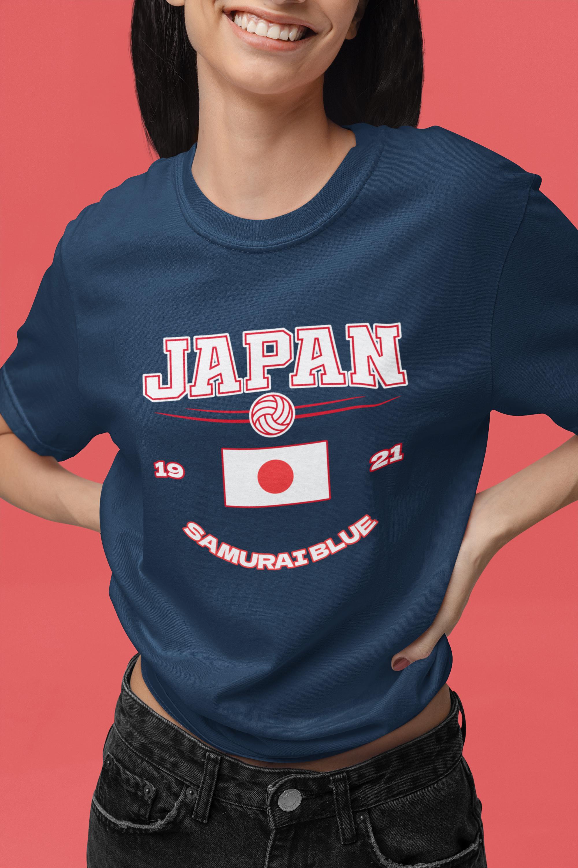 Japan Soccer T-shirt: Samurai Blue National Team Tee - Etsy