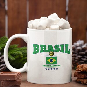 Brazil National Team Ceramic Mug, Football Fan Gift image 5