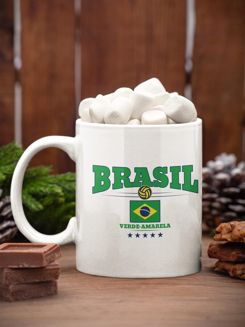 Brazil National Team Ceramic Mug, Football Fan Gift image 5