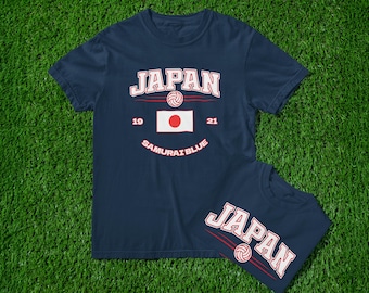 Japan Soccer T-Shirt: Samurai Blue National Team Tee