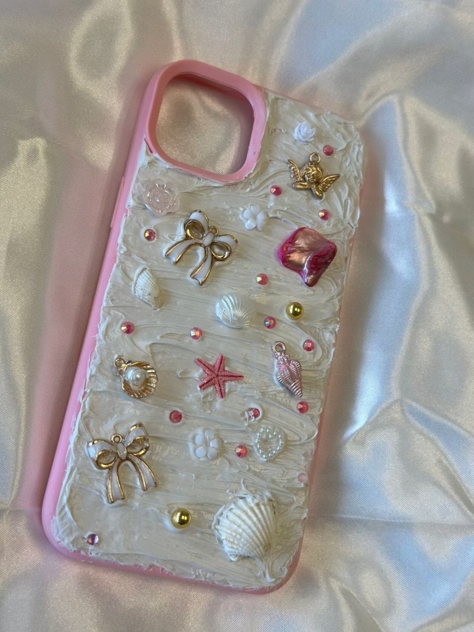Pink Beach Coquette Memor Inspired Phone Case Etsy