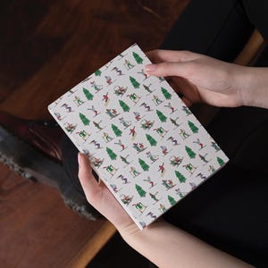 Ski Journal | Hard Cover Notebook with Ski Landscape Print | Gifts for Ski Lovers | Perfect for School and Office