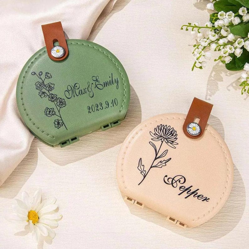 Customized Mini Sewing Kit with Name + Birth Flower, Gift for Grandmas/Moms/Dressmakers/Seamstress, Poratble Personalized Sewing Set image 2