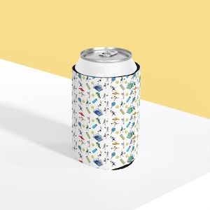 Padel Can Cooler Sleeve - Sporty Padel Player Gift, Insulated Drinkware with Themed Print for Fans & Outdoor Games