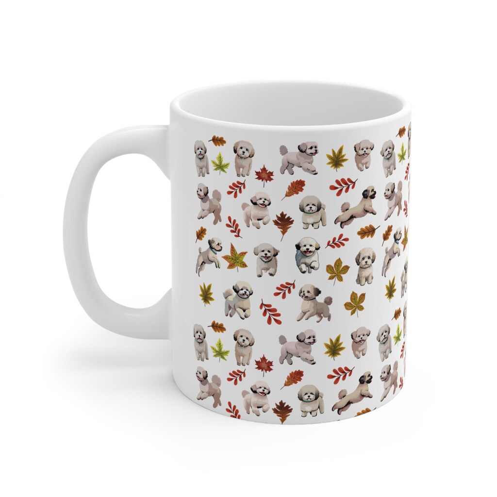 Tazza Veracco "Fetch This Dog" Per Amanti Dei Cani, 311 Ml - Ceramica Bianca