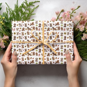 Poodle Print Gift Wrapping Paper Roll – Cute Dog Themed Wrapping Paper for Dog Moms & Poodle Lovers, Pet Gift Wrap