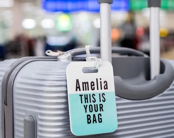 Custom Name Luggage Bag Tag, 'this is Your Bag' Funny Luggage Name