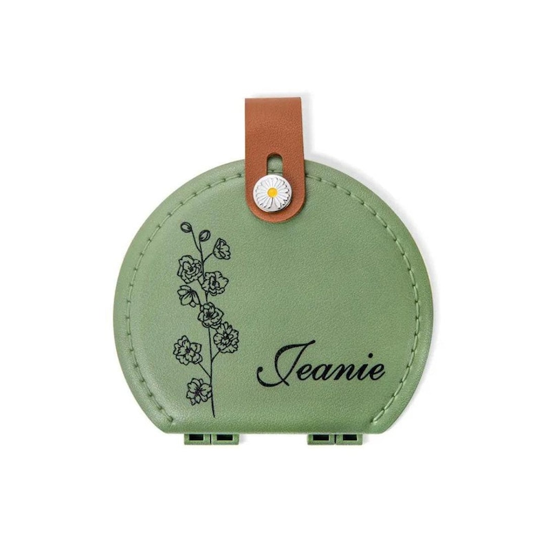 Customized Mini Sewing Kit with Name + Birth Flower, Gift for Grandmas/Moms/Dressmakers/Seamstress, Poratble Personalized Sewing Set image 6
