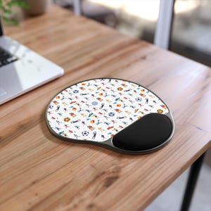 Football Themed Print Mouse Pad | Soccer Printed Mousepad for Office | Great Gifts for Football Players & Fans