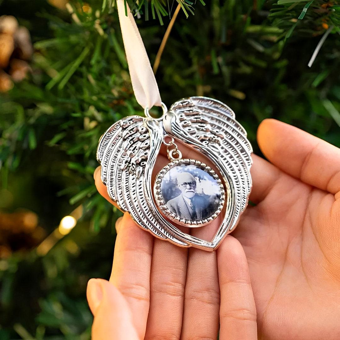 Alipis 12pezzi Cornici Natalizie Per Appendere Decorazioni Per Albero Di Natale Ornamento In Feltro Cornice Per Foto Ciondolo Forma Di Albero - Foto 5