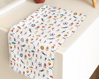 Football Print Tea Towel, Soccer Kitchen Towels for Football Lovers, Unique Homeware Gift for Fans & Chefs