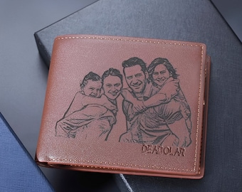 Personalisierte Foto-PU-Leder-Geldbörse mit individuell