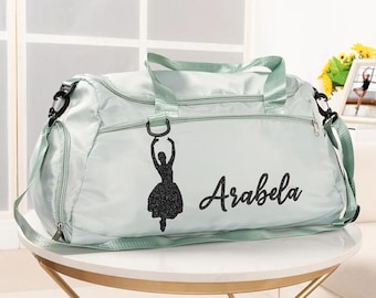 Personalized Dance Kit Duffle Bag - Waterproof Weekender & Overnight Bag for Dancer Girls | Gymnasts/Dancers Competition Bag