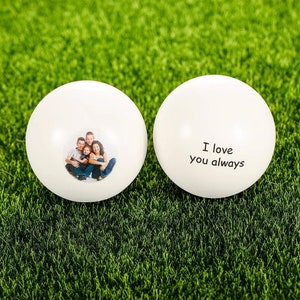 Custom Billiards Cue Ball | Personalized Pool/Snooker Ball w/ Photo & Message | Unique Gift for Billiards Lovers