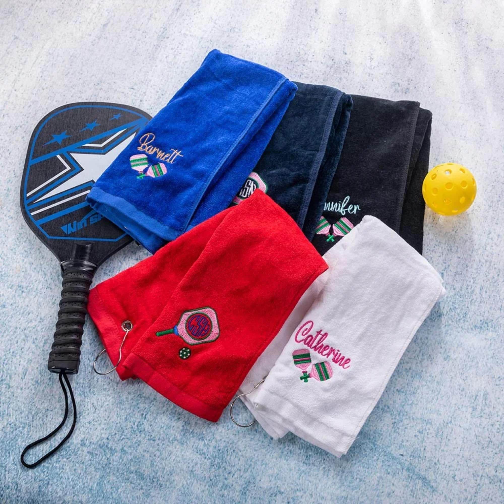 Strofinacci Svedesi Riutilizzabili Linhome A Tema Pickleball | Confezione Da 4 Panni Assorbenti In Cellulosa, Motivo Pallina, Lavabili In Lavastoviglie - 4