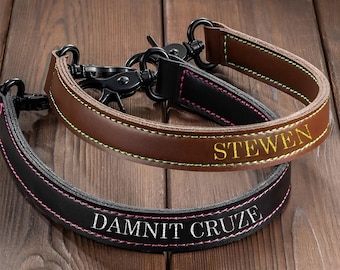 Custom Grab Strap for Horse Saddle, Leather Horse Tack with Personalized Name, Customized Saddle Handle for Pony, Horse Rider/Owner Gift