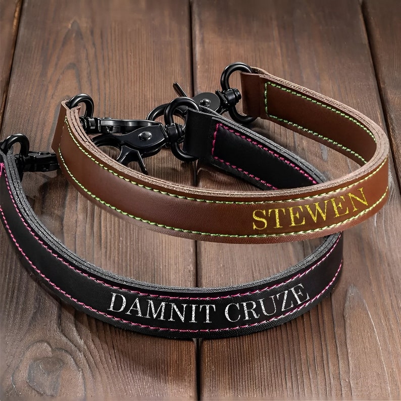 Custom Grab Strap for Horse Saddle, Leather Horse Tack with Personalized Name, Customized Saddle Handle for Pony, Horse Rider/Owner Gift image 1