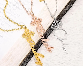 Collana con croce infinita in argento sterling per bambini