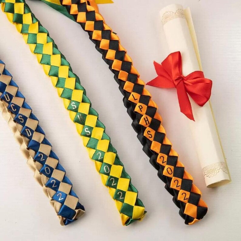 Unique Ribbon For Graduation Graduation Honor Ribbon Lei With Custom Name, Senior/graduate Accessory ...