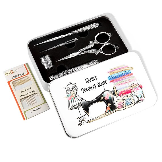 Kit Cucito A Mano Completo – Aghi, Filo, Infila, Custodia Portatile, Per Principianti E Professionisti