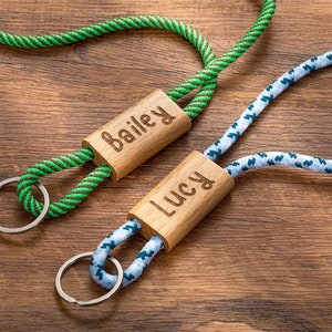 Cordão Boho com nome personalizado, cordão de madeira com crachá para professores, cordão de corda colorido grosso exclusivo, ideia de presente personalizado para professores
