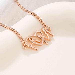 Custom Double Interlocking Letters Bracelet with Heart or Paw Print | Friendship Jewelry Gift